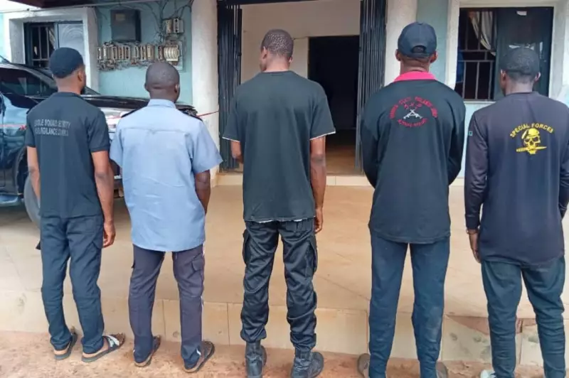 Fake Security Operatives Busted in Anambra: NSCDC Nabs Five Impersonators