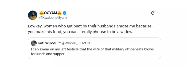 Ghanaian MC's Viral Take: 'Women Who Endure Domestic Violence Can Literally Choose To Be Widows By Spiking His Food'