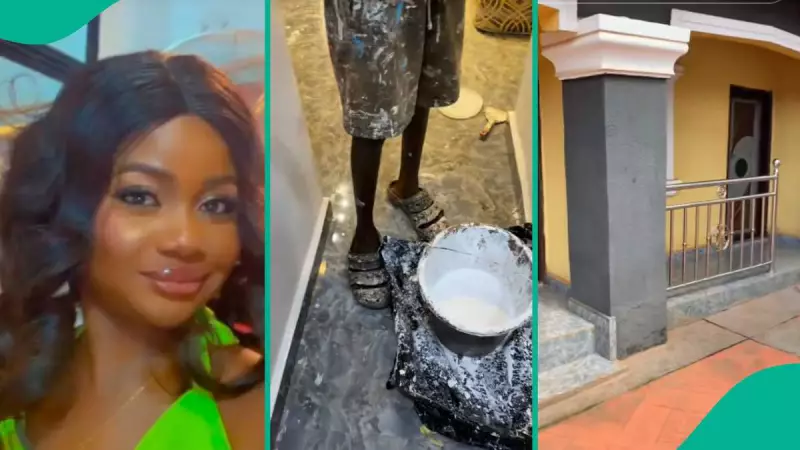 Nigerian Lady's Incredible Room Makeover Using Wallpapers Goes Viral - See Stunning Before and After!