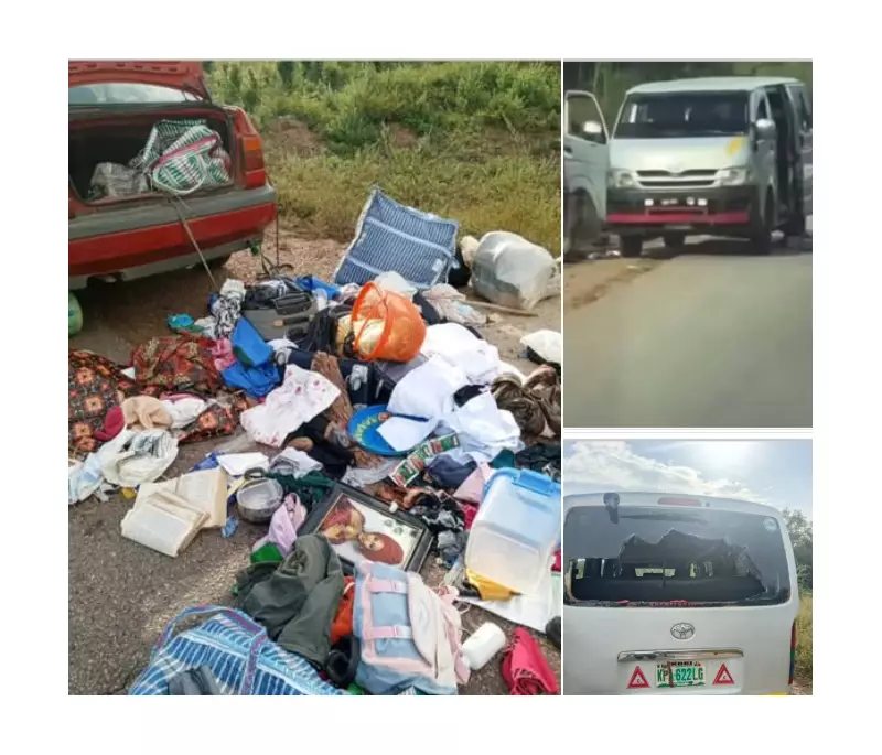 SHOCKING VIDEO: Gunmen Abduct Multiple Passengers on Kogi Highway - Full Details