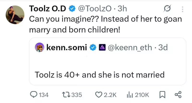 Toolz Fires Back at Age-Shamer Who Claimed She's 'Unmarried at 40' - See Her Epic Clapback!
