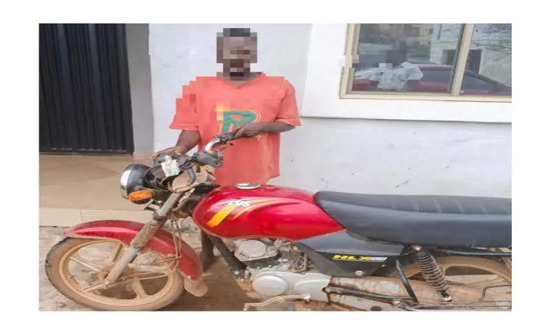 Akure Crime Foiled: Suspected Robber Nabbed After Stabbing Okada Rider, Stealing Motorcycle