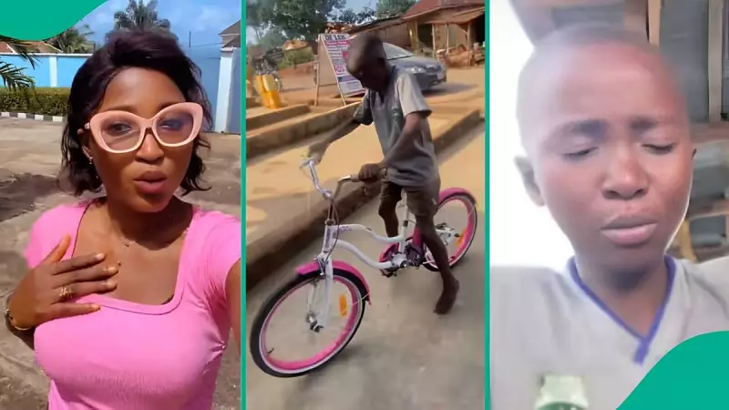 Brother's Emotional Prayer Reaction to Bicycle Gift Trends Online