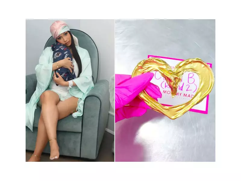Cardi B Turns Umbilical Cord Into Gold Pendant After 4th Child