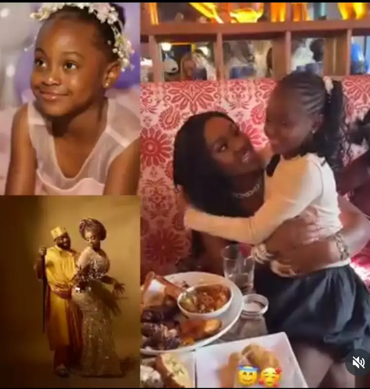 Chioma's Heartwarming Moment with Davido's Daughter Hailey Goes Viral