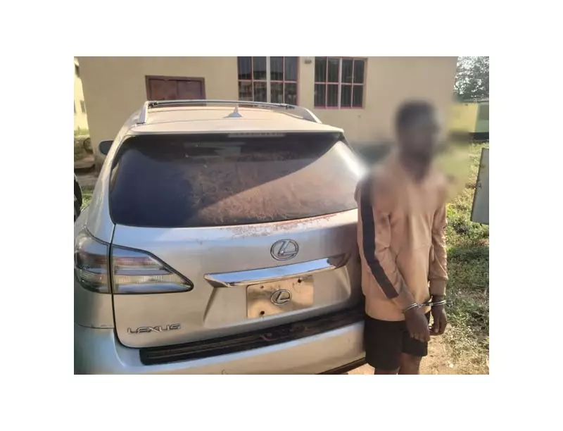 Domestic Worker Arrested After Stealing Employer's Lexus from Lagos