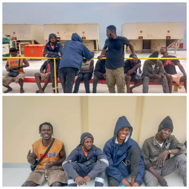 Ghana Navy Busts 10 Nigerian Stowaways on Panamanian Ship in Dramatic Sea Operation