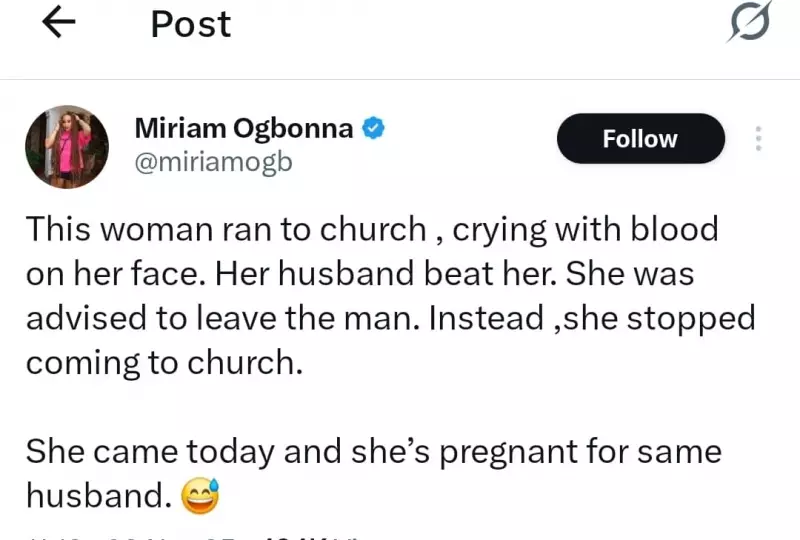 Gospel Minister Kunle Kenny Shocked as Pregnant Woman Returns to Church with Same Abusive Husband
