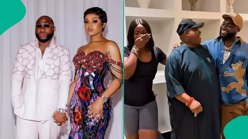 Gov Adeleke's Heartwarming Visit to Davido & Chioma in Atlanta Mansion Trends