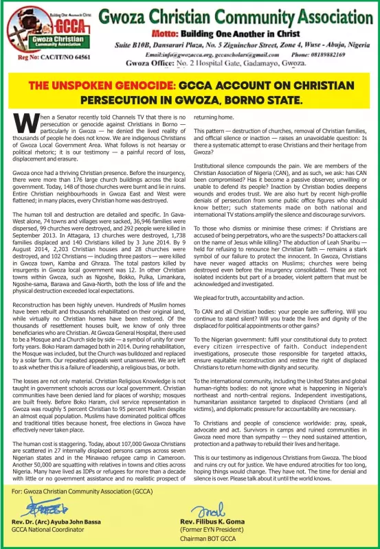 Gwoza Carnage: 148 Churches Razed in Boko Haram's Brutal Assault on Borno Community