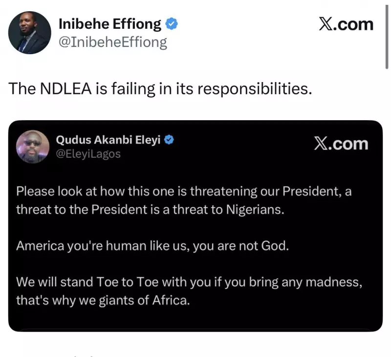 Human Rights Activist Blasts NDLEA Over Failed Responsibilities Amid War Threats Controversy