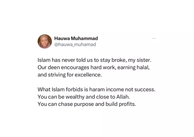 Islam Never Told Us To Stay Poor - Nigerian Muslim Woman's Powerful Message Goes Viral