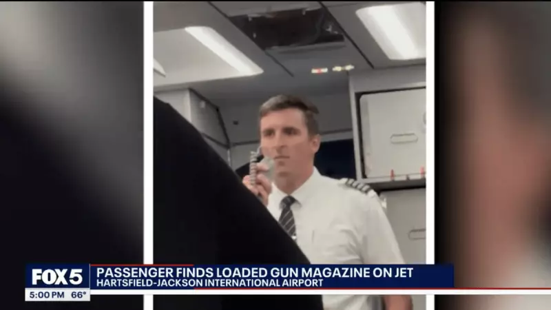 Loaded Gun Magazine Found on Frontier Airlines Flight in Atlanta