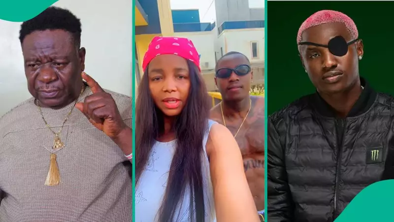 Mr Ibu's Widow Meets Ruger: Netizens React With Suspicion