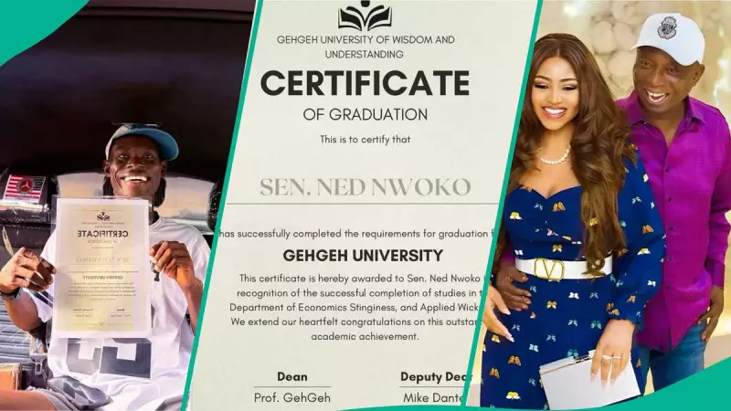 Ned Nwoko's University Certificate Goes Viral as GehGeh Awards Sparks Online Buzz