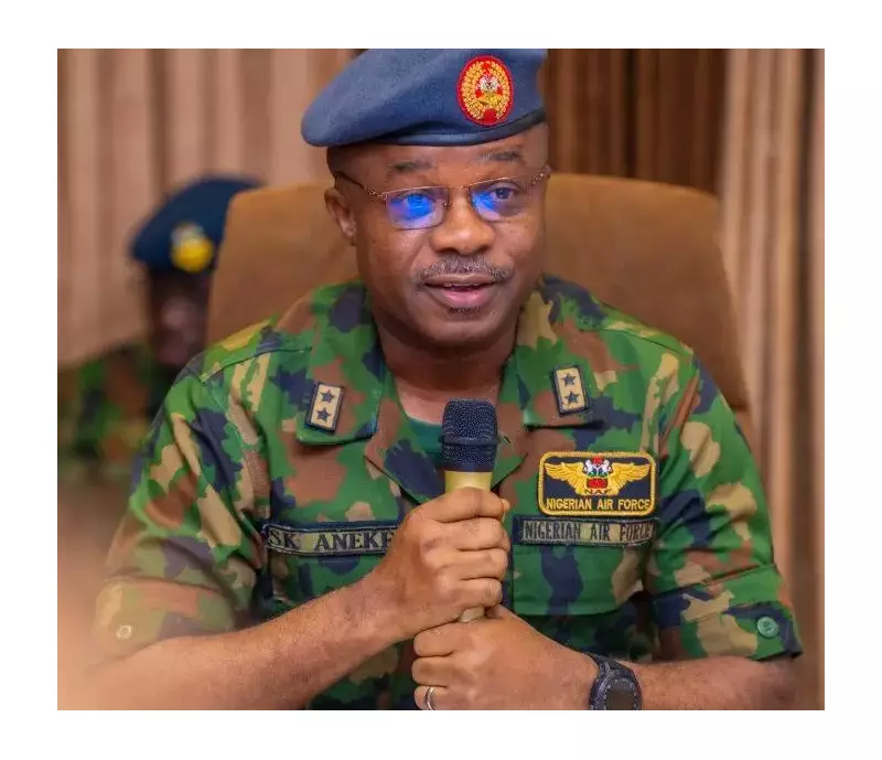 Nigerian Air Force Chief Declares Total War on Terrorists, Orders Devastating Airstrikes