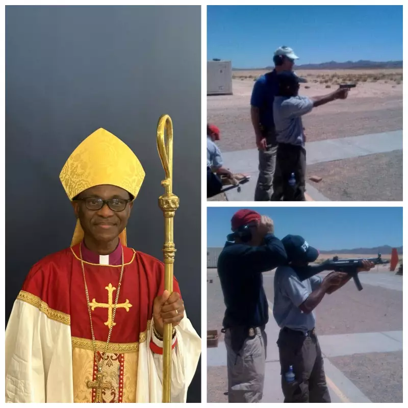 Nigerian-American Bishop Felix Orji Shares Gun Training Photos After Kaduna Priest Murder