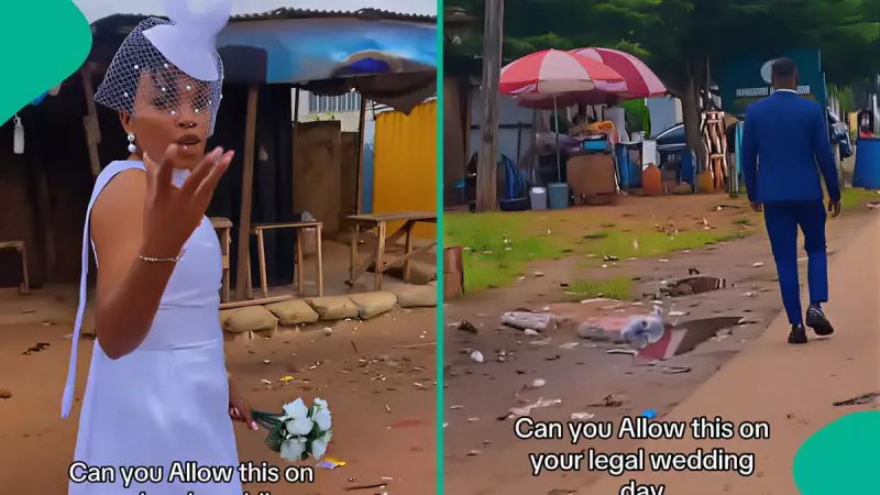 Nigerian Bride's Hilarious Trek to Court Wedding Goes Viral