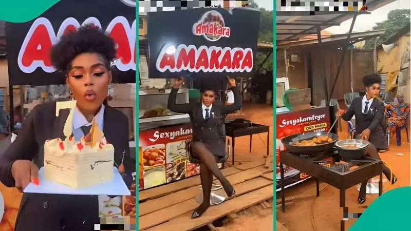 Nigerian Lady Celebrates 7 Years in Akara Business, Video Goes Viral