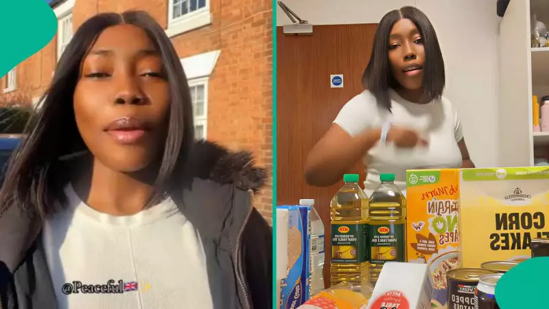 Nigerian Lady in UK Shows Off Generous First-Timer Gifts from Winners Chapel