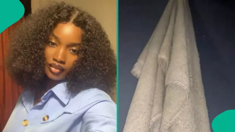 Nigerian Lady Shocked by Faded Towel in N10k Ibadan Hotel Room