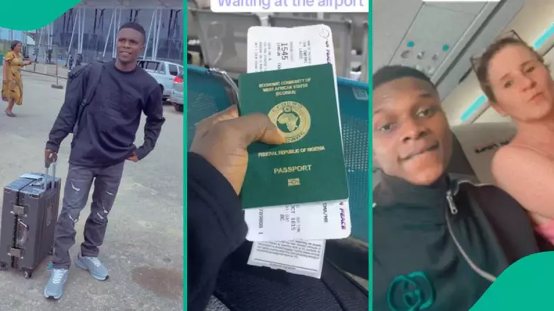 Nigerian Man Flies Air Peace to UK to Join Wife After Viral TikTok Journey