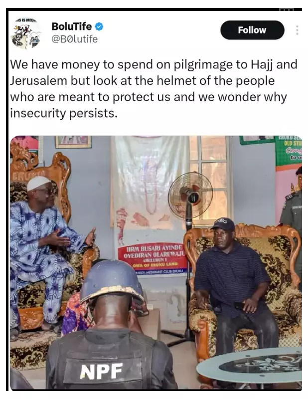 Nigerian Pilgrimage Funding Sparks Security Equipment Debate