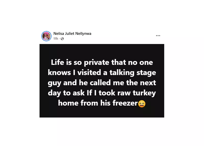 Nigerian Woman Shares Bizarre Dating Experience: Man Called Her After Visit to Ask If She Stole Raw Turkey From His Freezer!
