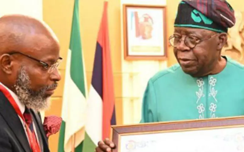 President Tinubu Celebrates Dr. Adenle's Prestigious Food Peace Global Award Victory