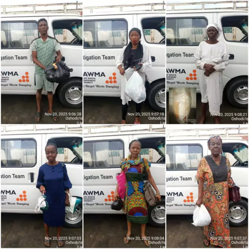 Six Arrested for Illegal Refuse Dumping in Lagos Meiran Area
