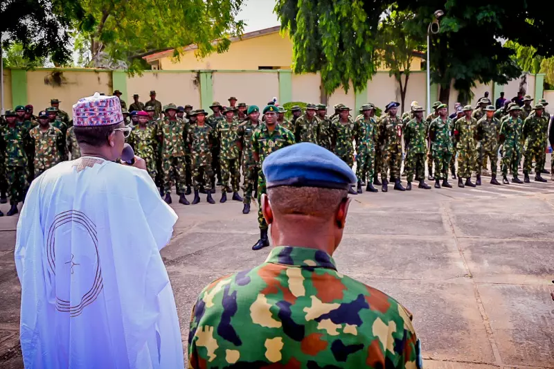 Tinubu Praises Troops' Sacrifice, Orders Final Push Against Bandits