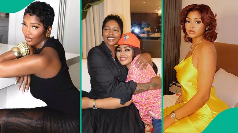 Tiwa Savage and Regina Daniels' Meeting Sparks Online Debate: Who Advises Who?