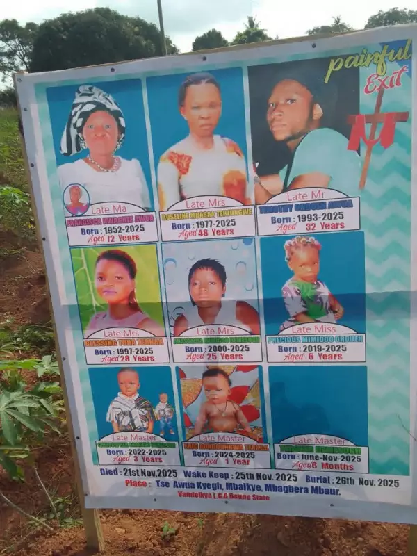 Tragedy in Benue: 8 Family Members Die in River Dura Accident