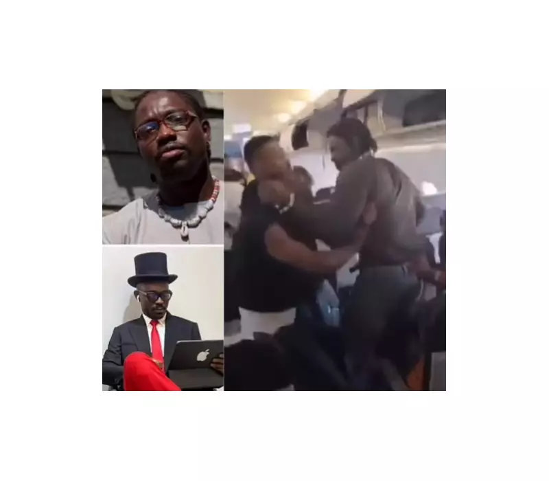 VDM Headbutts Mr Jollof in Aircraft Brawl at Asaba Airport