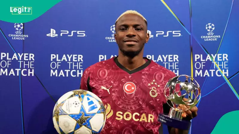 Victor Osimhen Hailed by UEFA as Champions League Top Performer