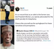 Bashir Ahmad Under Fire: Former Buhari Aide Accused of Supporting Death Penalty for Blasphemy