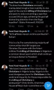 BREAKING: Nigerians DRAG Femi Fani-Kayode After He Cried Out About Christianity Under Attack Following Trump Rant