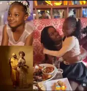 Chioma's Heartwarming Moment with Davido's Daughter Hailey Goes Viral