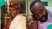 Femi Adebayo's Wife Shares Loved-Up Videos, Ends Separation Rumors