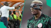 Gabon Coach Reveals Secret Strategy to Stop Super Eagles Star Victor Osimhen in World Cup Qualifier