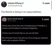 Human Rights Activist Blasts NDLEA Over Failed Responsibilities Amid War Threats Controversy