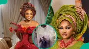 Iyabo Ojo's JP Rice Souvenirs Steal Show at Mercy Aigbe's Mother Burial