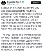 Man's Dating Strategy: I Spend Based on Women's Expectations