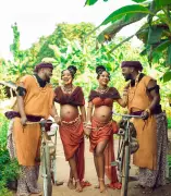 Nollywood Twin Brothers Marry Pregnant Twin Sisters, Welcome Baby Girls