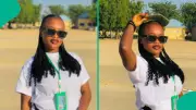 NYSC Lady's Joyful Arrival at Borno Camp After 2-Day Journey