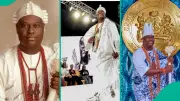 Ooni of Ife Stuns Nation as He Struts the Runway in Viral Fashion Show Spectacle