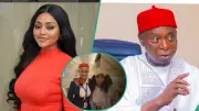 Regina Daniels Sparks Reactions After Flying Commercial Amid Ned Nwoko Marriage Saga