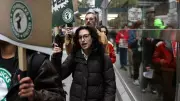 Starbucks Baristas Strike on Red Cup Day Over Pay and Conditions