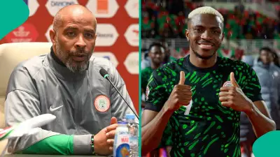 AFCON 2025: Coach Eric Chelle Hails 'World's Best' Osimhen Ahead of Nigeria vs Uganda