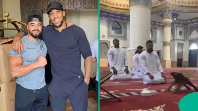 Anthony Joshua Mosque Photo Sparks Faith Debate: Is the Boxer a Muslim?